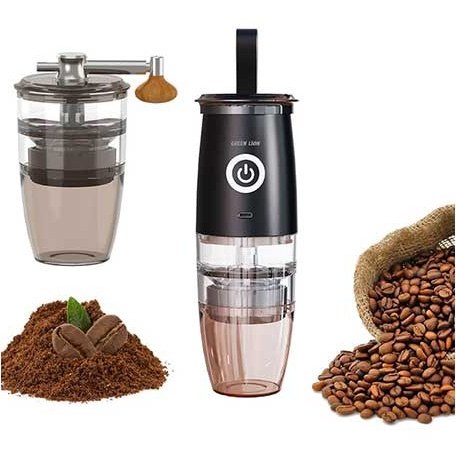 آسیاب قهوه شارژی گرین لاین مدل GL-CG46 توان 48 وات